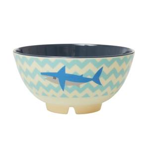Bilde av Rice - Melamin skål Shark print