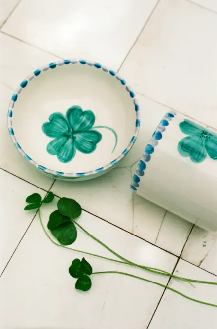 Hovedbilde Rice - Keramikk Skål Luck Soft green