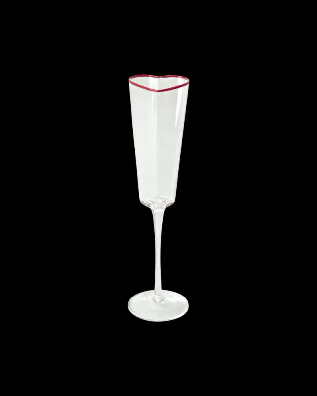 Rice - Champagneglass Hjerte