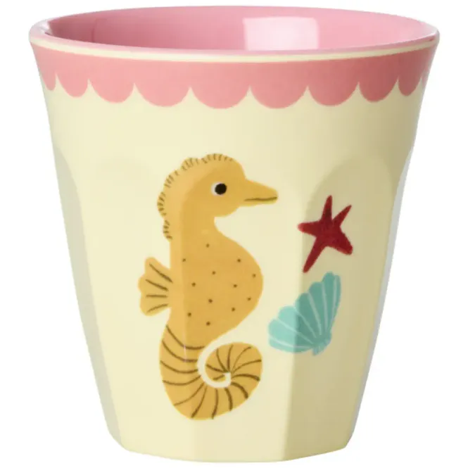 Hovedbilde Rice - Melaminkopp 6-pk Mellom ocean print Coral
