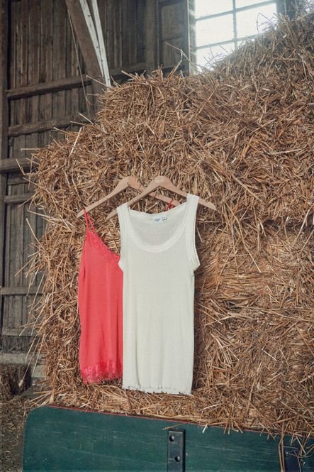 Hovedbilde Saint Tropez - Maya Tank Top Ice Silk/Cotton