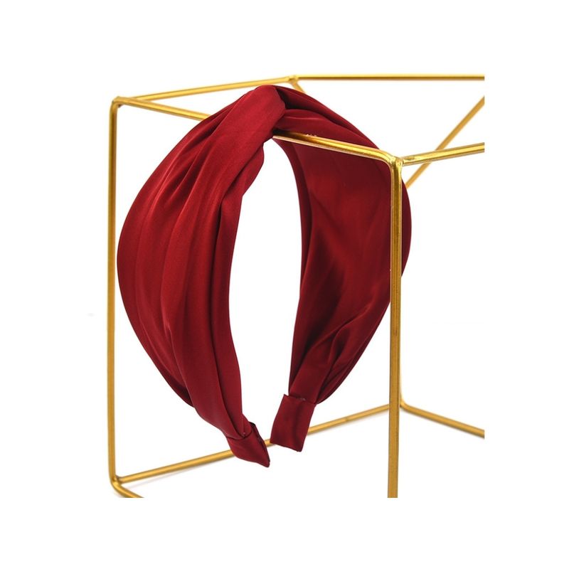 Endless - Hårbøyle sateng bordeaux