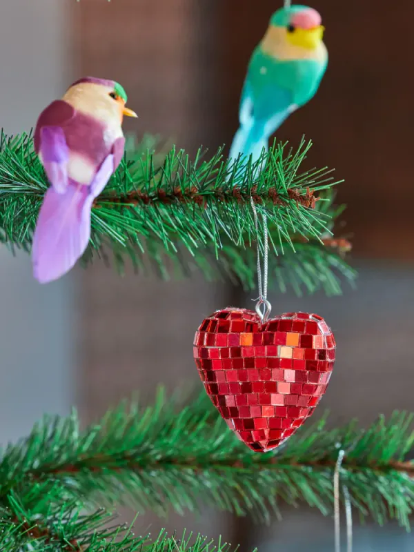 Rice - Diskokule hjerte liten