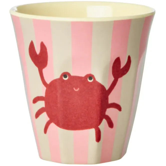 Hovedbilde Rice - Melaminkopp 6-pk Mellom ocean print Coral
