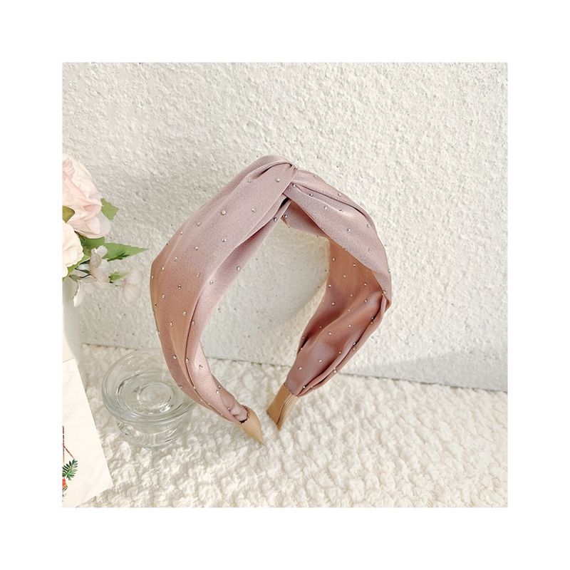 Endless - Hårbøyle sateng glitter rosa